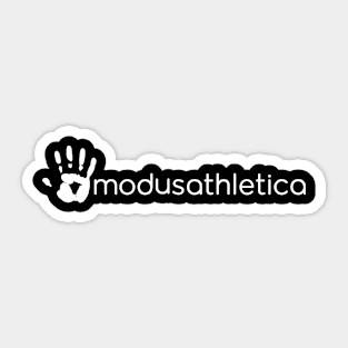 White Logo Modus Sticker